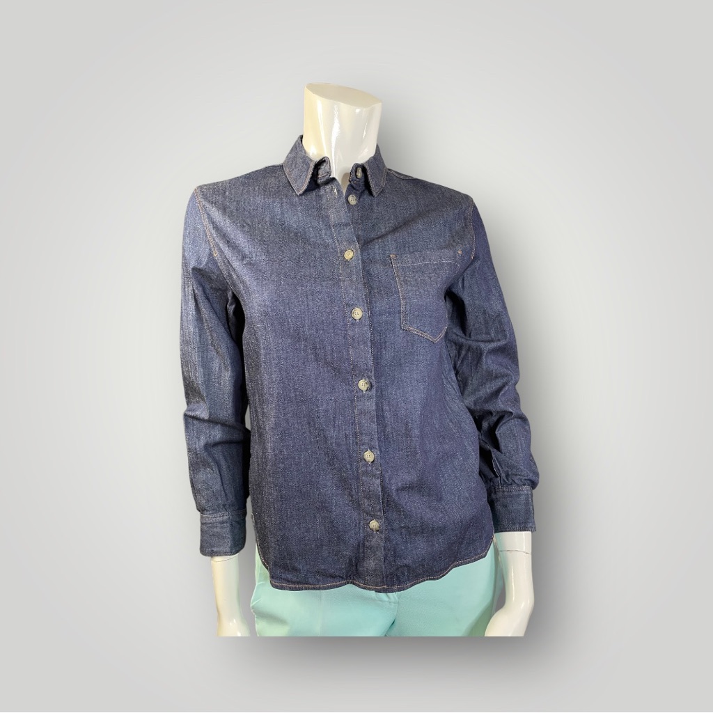 Peserico Women Blue Cotton Shirt Style S06594l7
